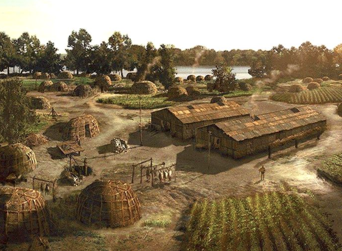Native American era illustration